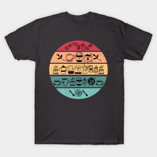 Retro coffee lover design T-Shirt